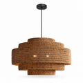 Kago Rattan Woven Pendant Light Glowryte