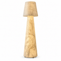 Kanso Tapered Silk Floor Lamp Glowryte