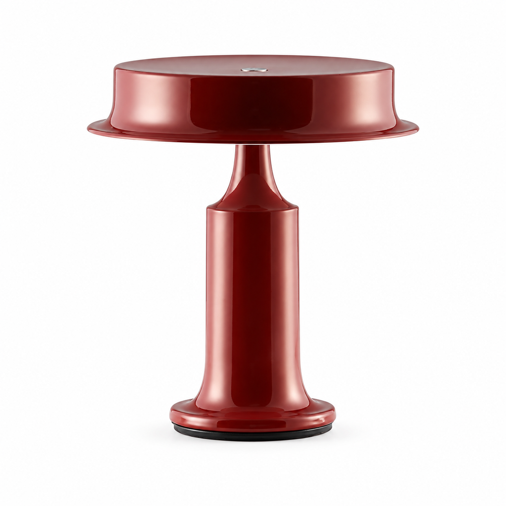 Klee Bauhaus Cordless Table Lamp Porto Red Glowryte