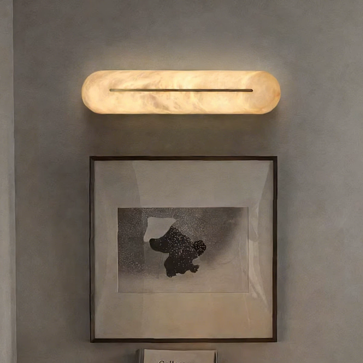Kora Capsule Alabaster Wall Sconce Glowryte