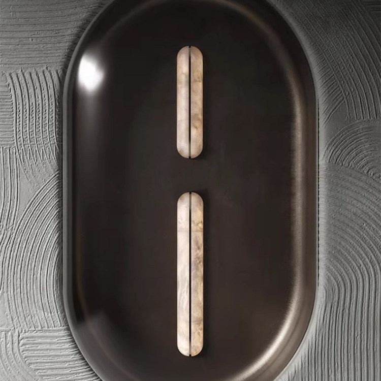 Kora Capsule Alabaster Wall Sconce Glowryte