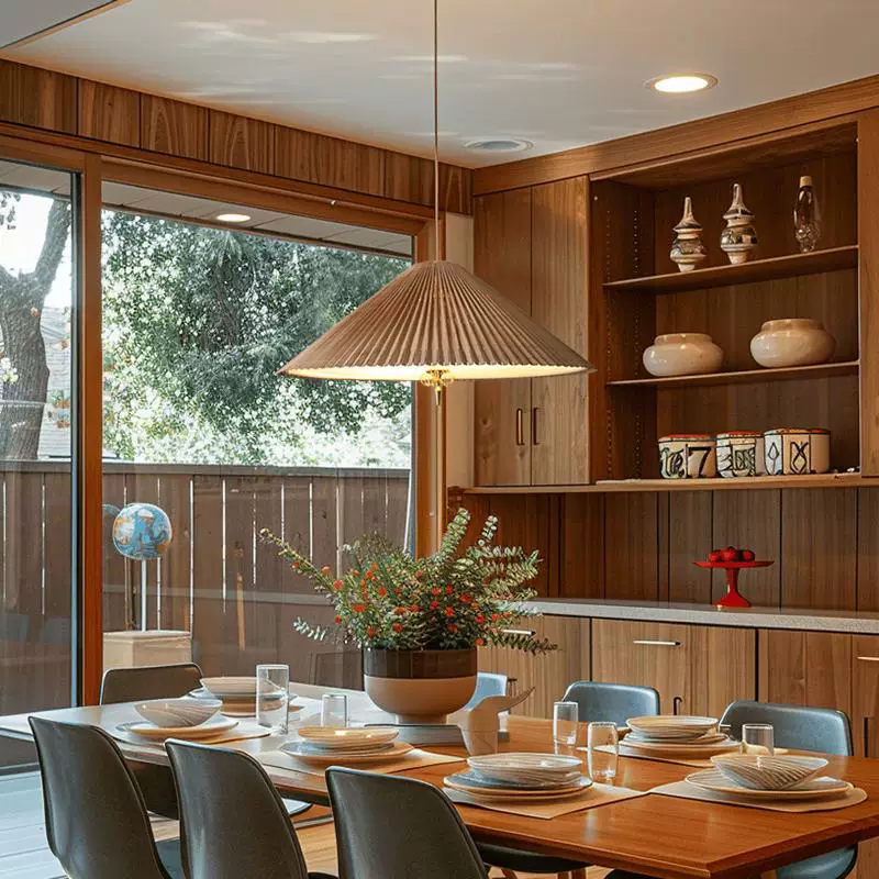 Kyoto Pleated Bamboo Cone Pendant Light Glowryte