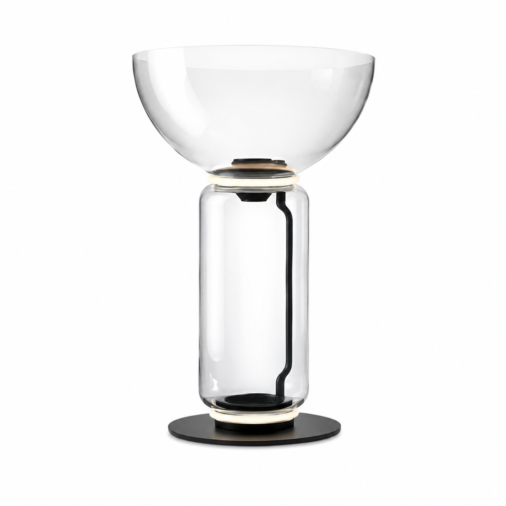 Luma Arco Glass Floor Lamp