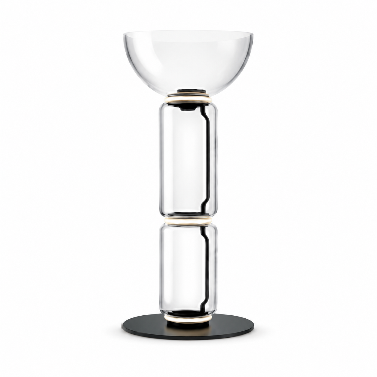 Luma Arco Glass Floor Lamp