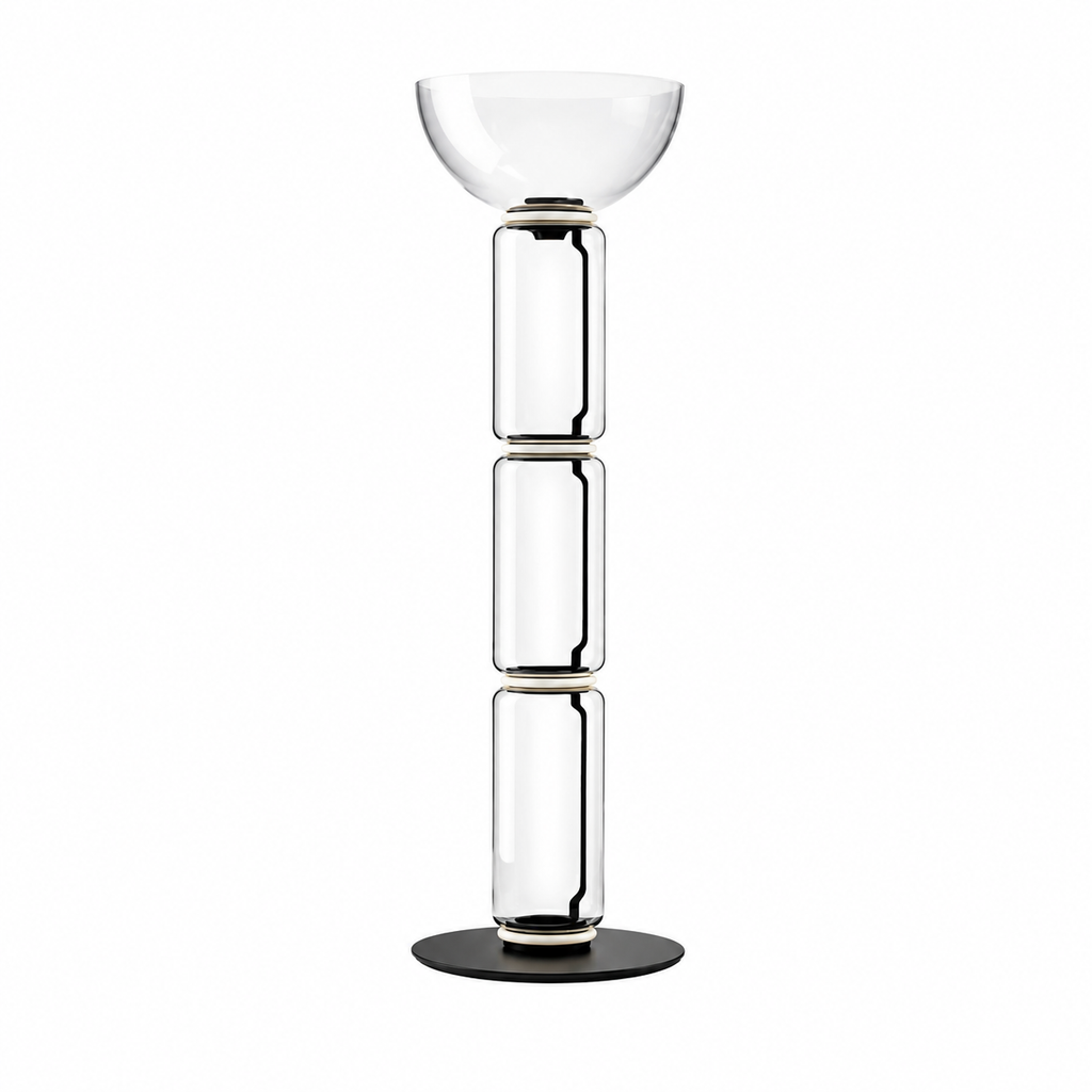 Luma Arco Glass Floor Lamp