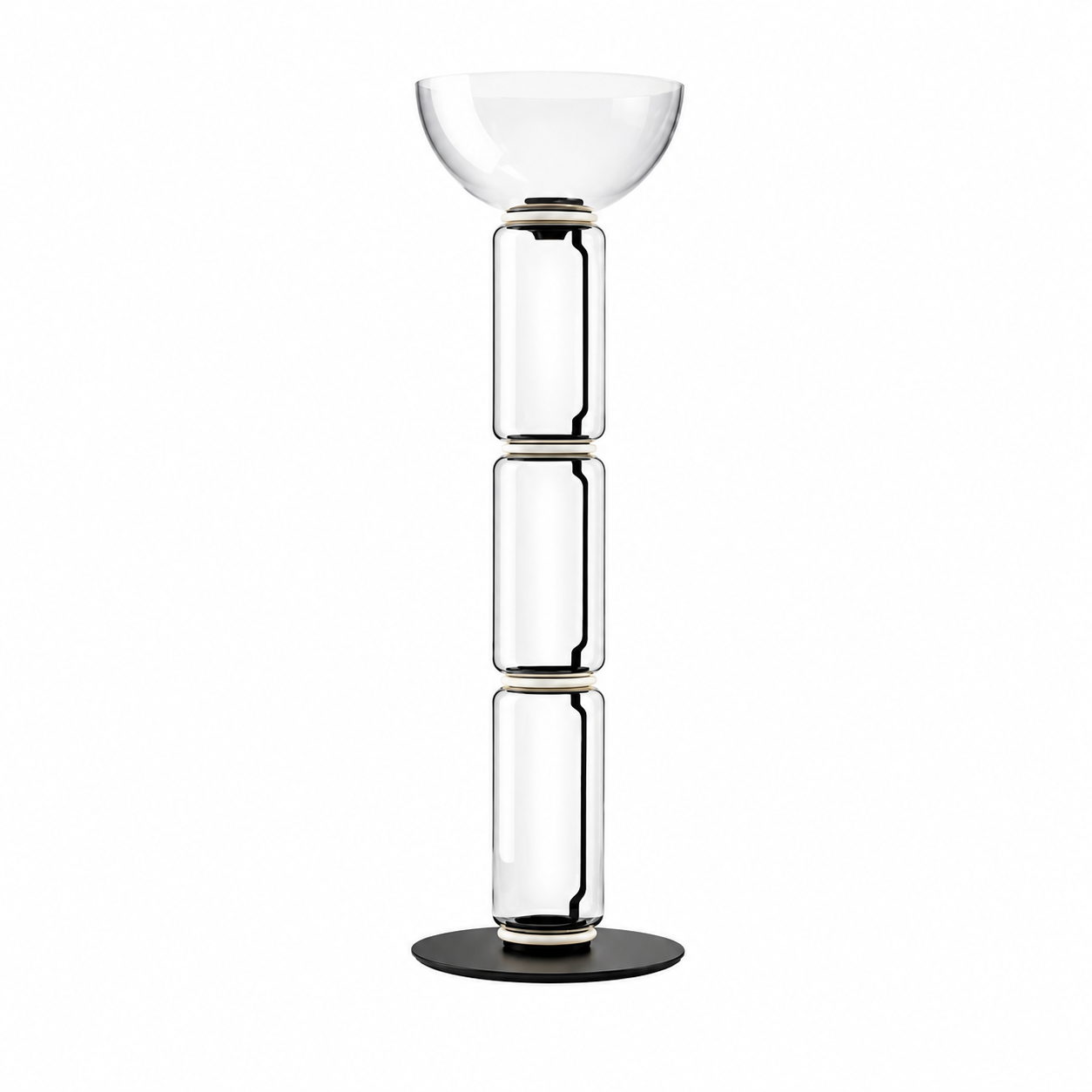 Luma Arco Glass Floor Lamp