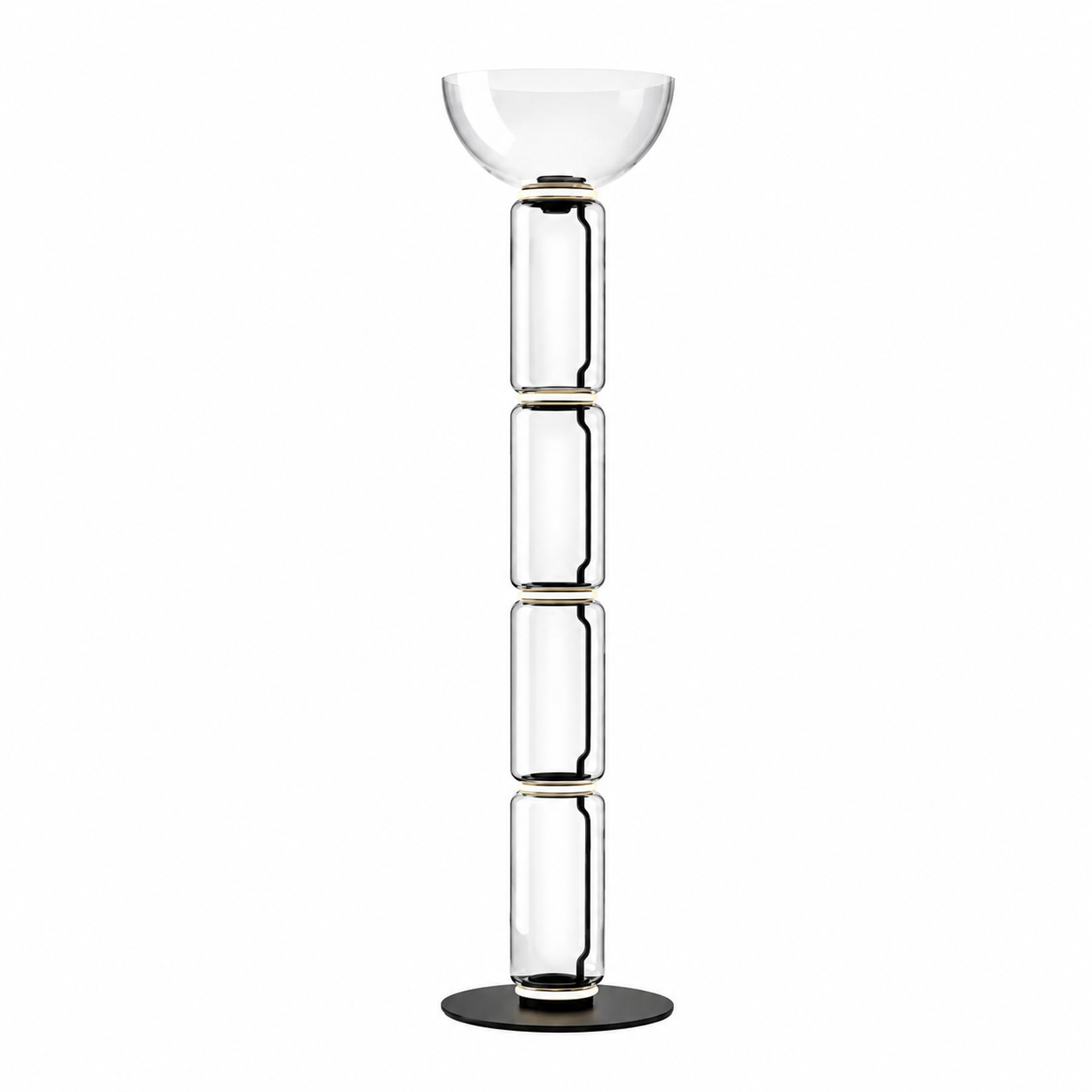 Luma Arco Glass Floor Lamp