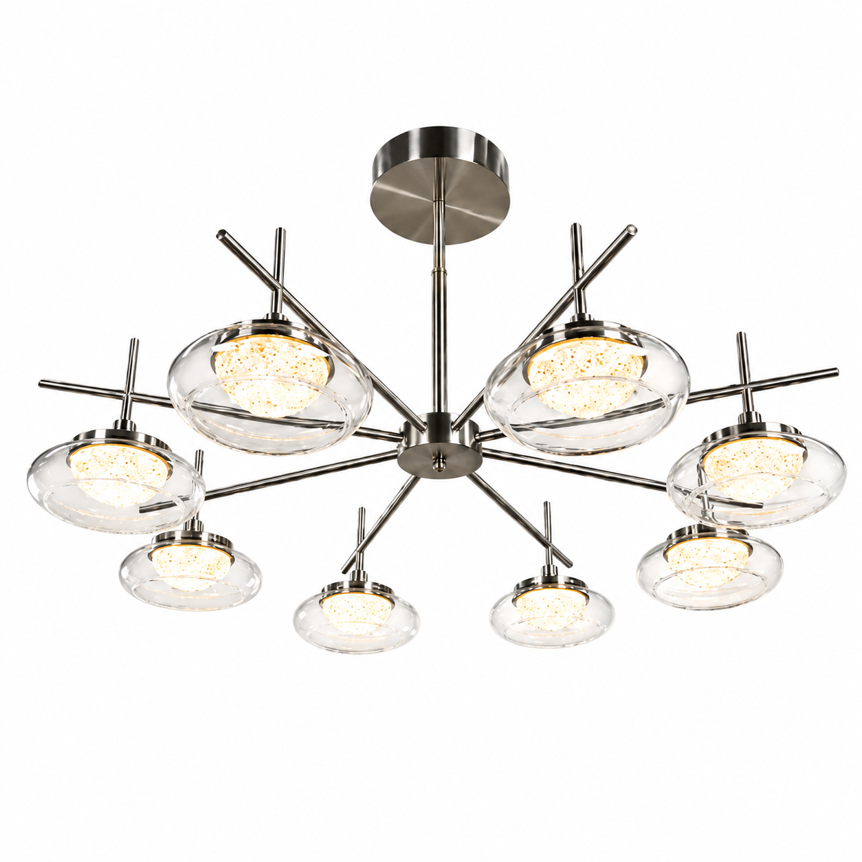Luma Pomegranate Spider Chandelier Dia 35.4″ × H 9.1″ (90 × 90 × 23 cm) Glowryte