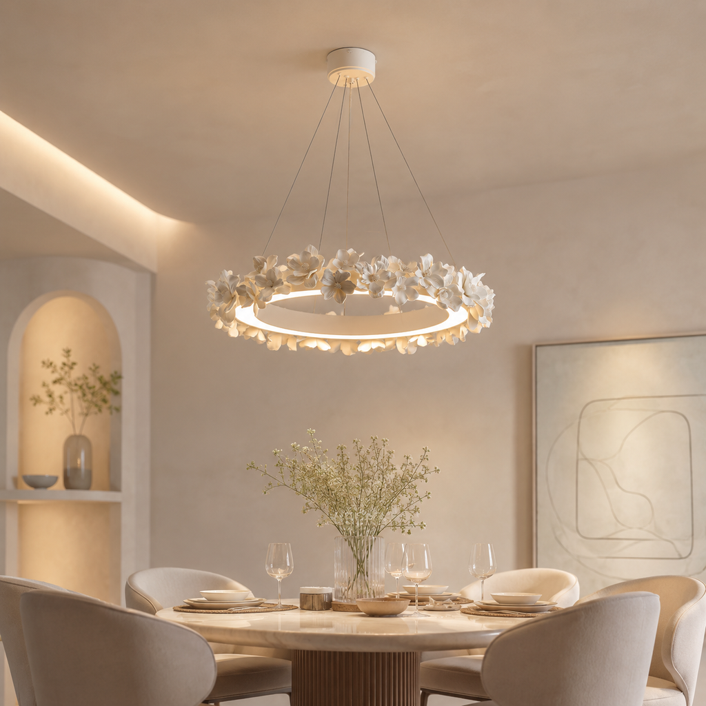 Luma Bloom Ring Chandelier