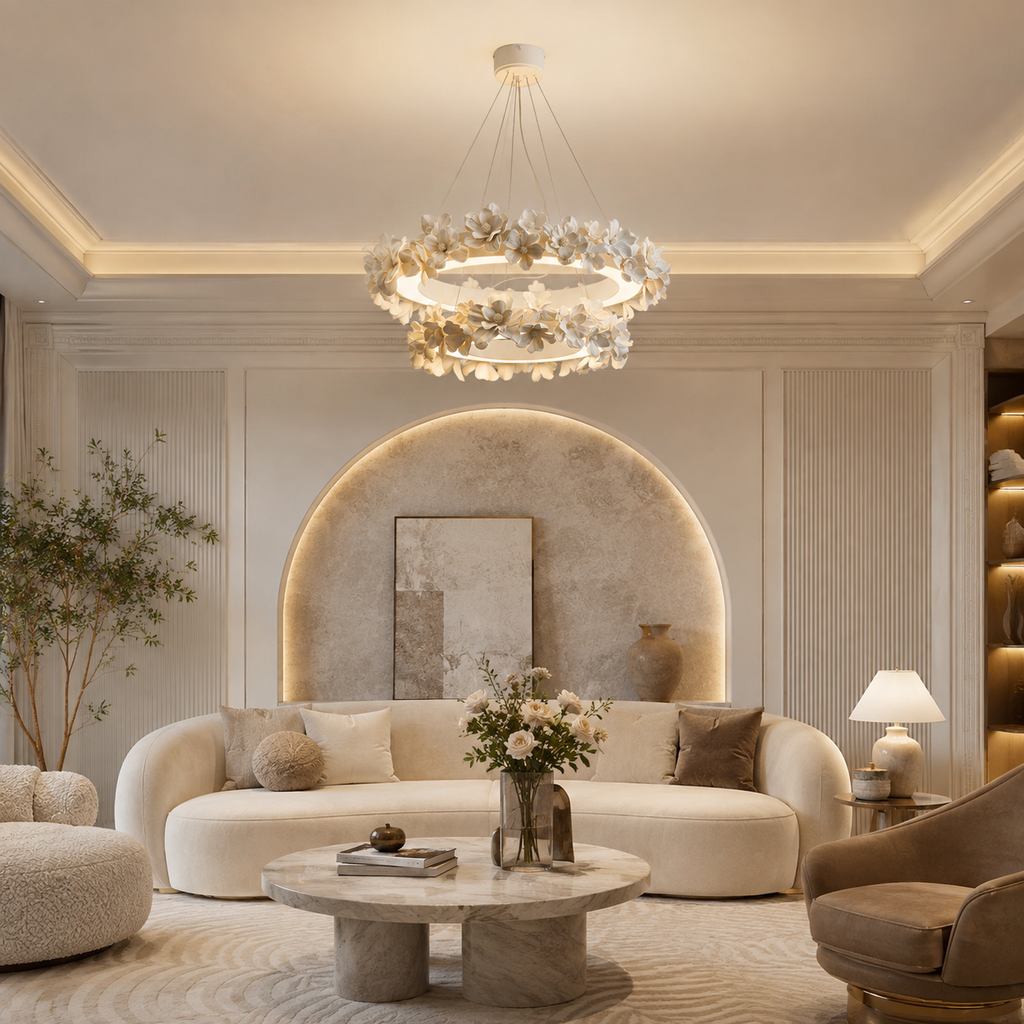 Luma Bloom Ring Chandelier