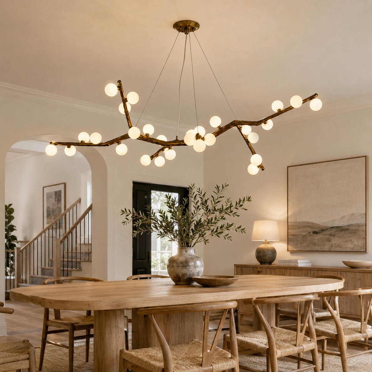 Luma Canopy Branch Chandelier Glowryte