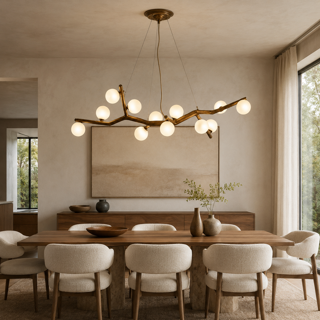 Luma Canopy Branch Chandelier Glowryte