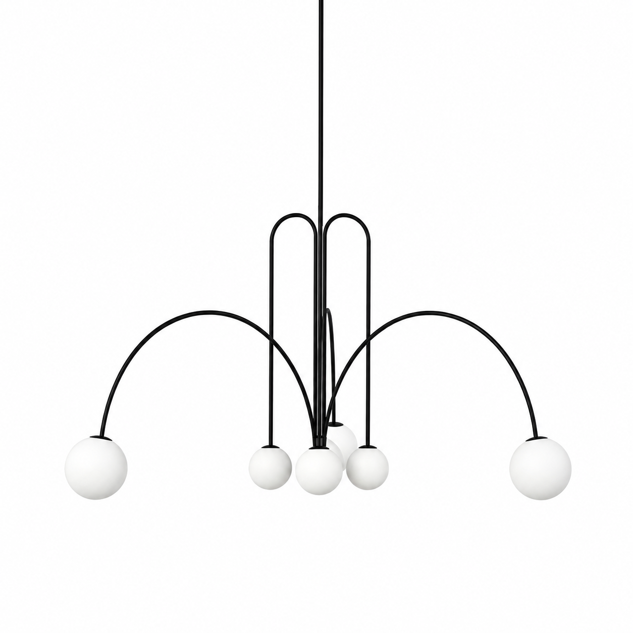 Lumen Orb Multi-Arm Chandelier
