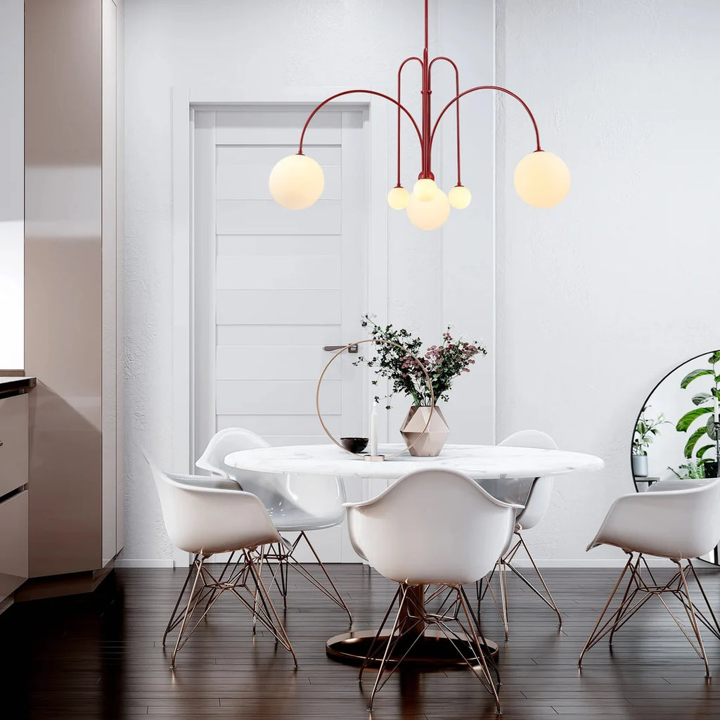 Lumen Orb Multi-Arm Chandelier