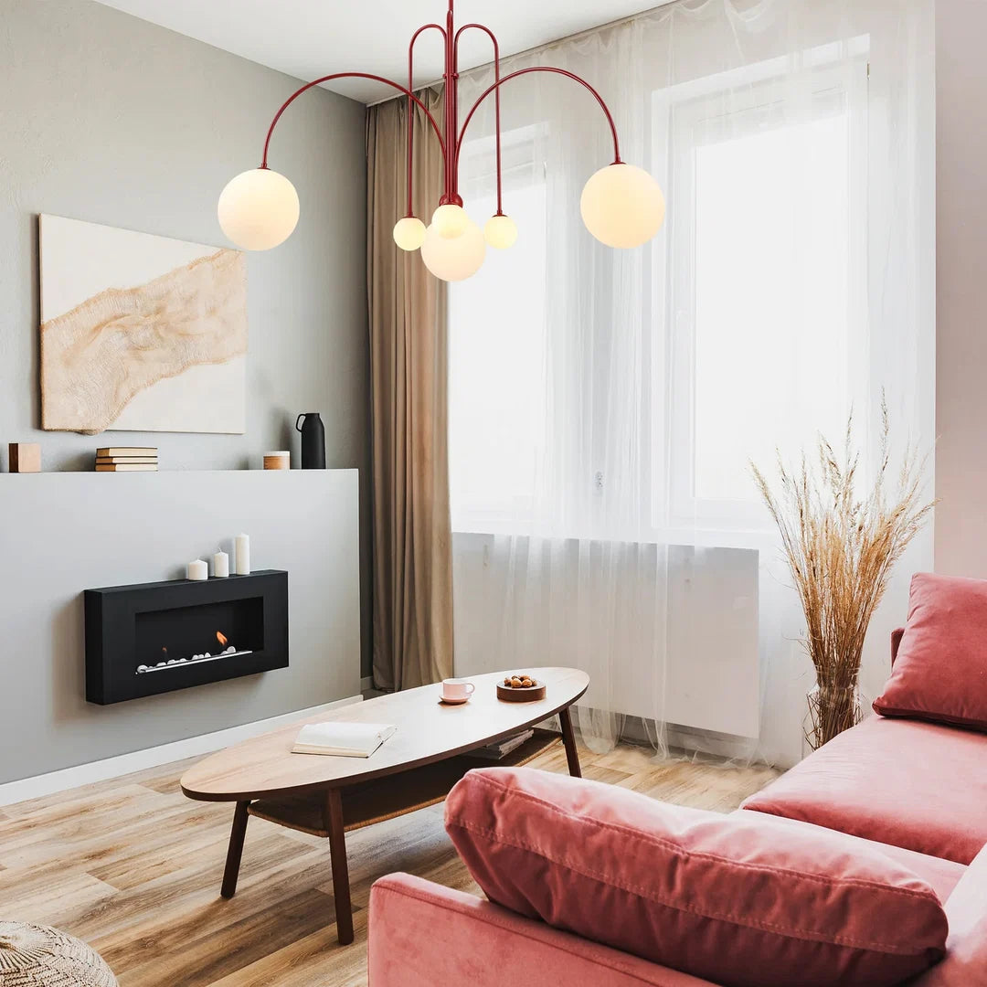 Lumen Orb Multi-Arm Chandelier