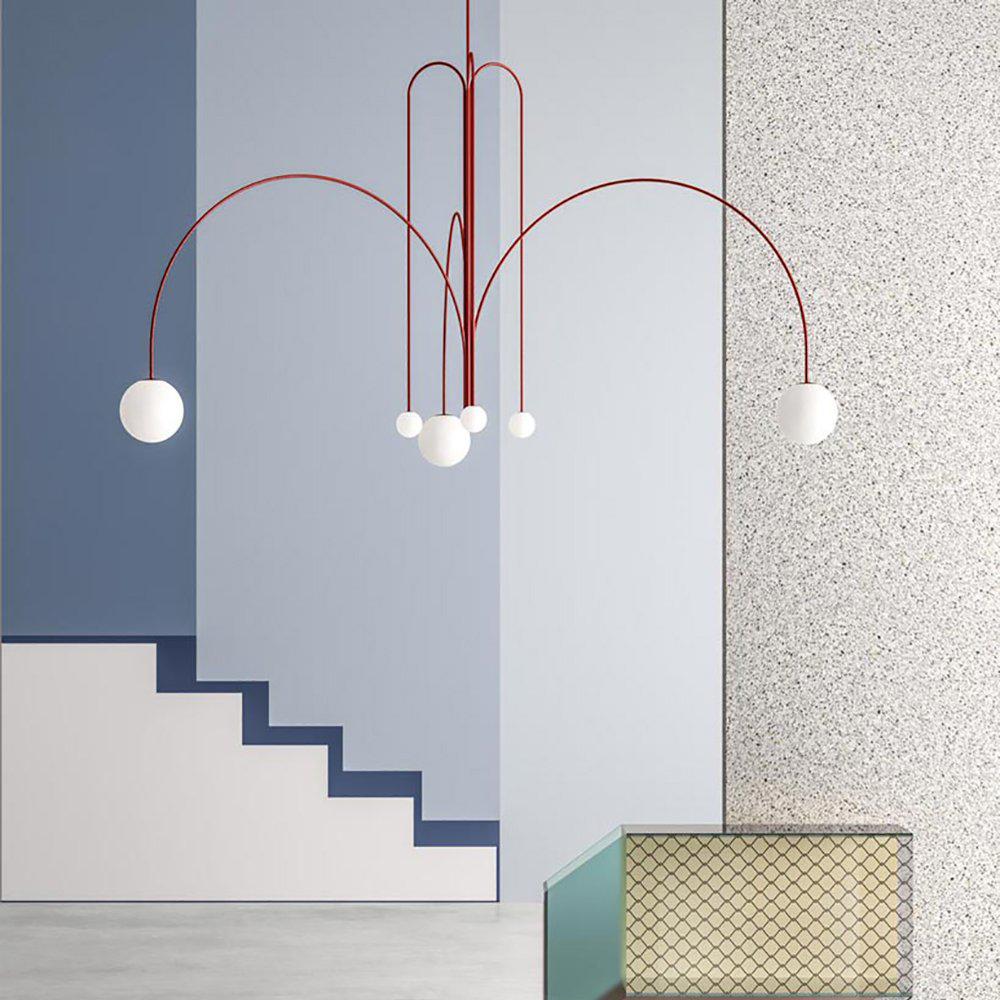 Lumen Orb Multi-Arm Chandelier