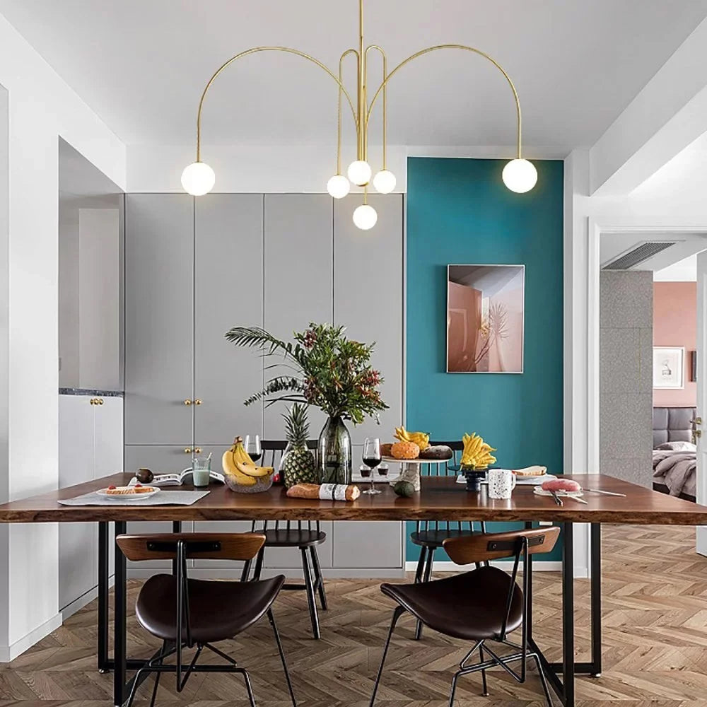 Lumen Orb Multi-Arm Chandelier