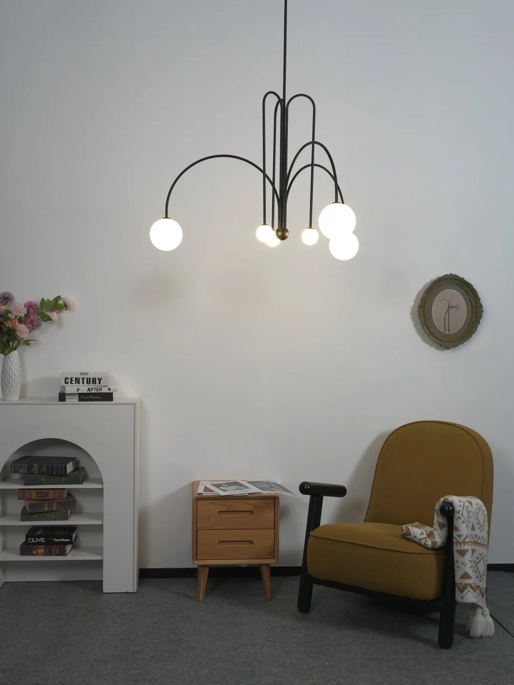 Lumen Orb Multi-Arm Chandelier