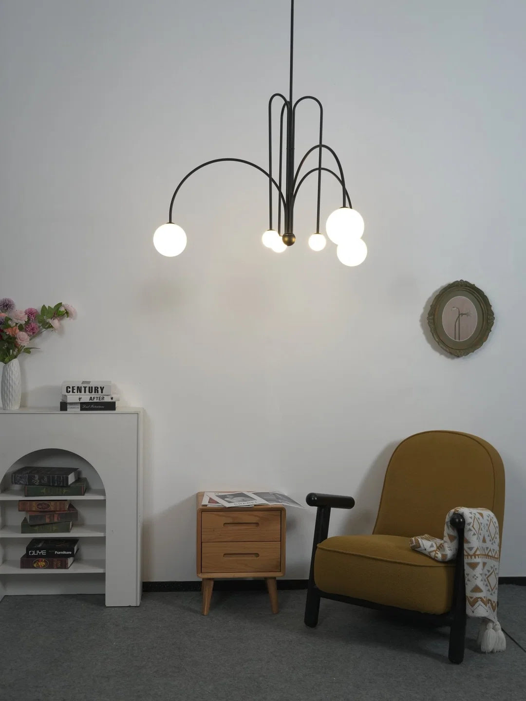 Lumen Orb Multi-Arm Chandelier