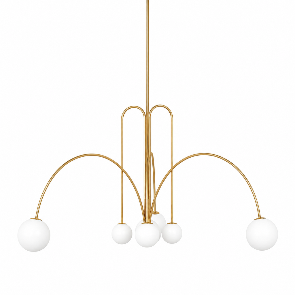 Lumen Orb Multi-Arm Chandelier
