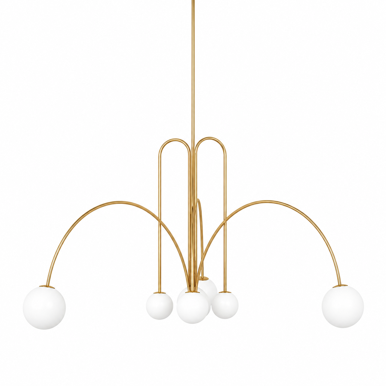 Lumen Orb Multi-Arm Chandelier