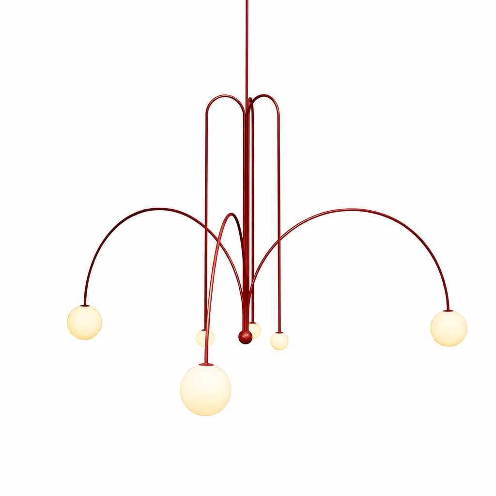 Lumen Orb Multi-Arm Chandelier