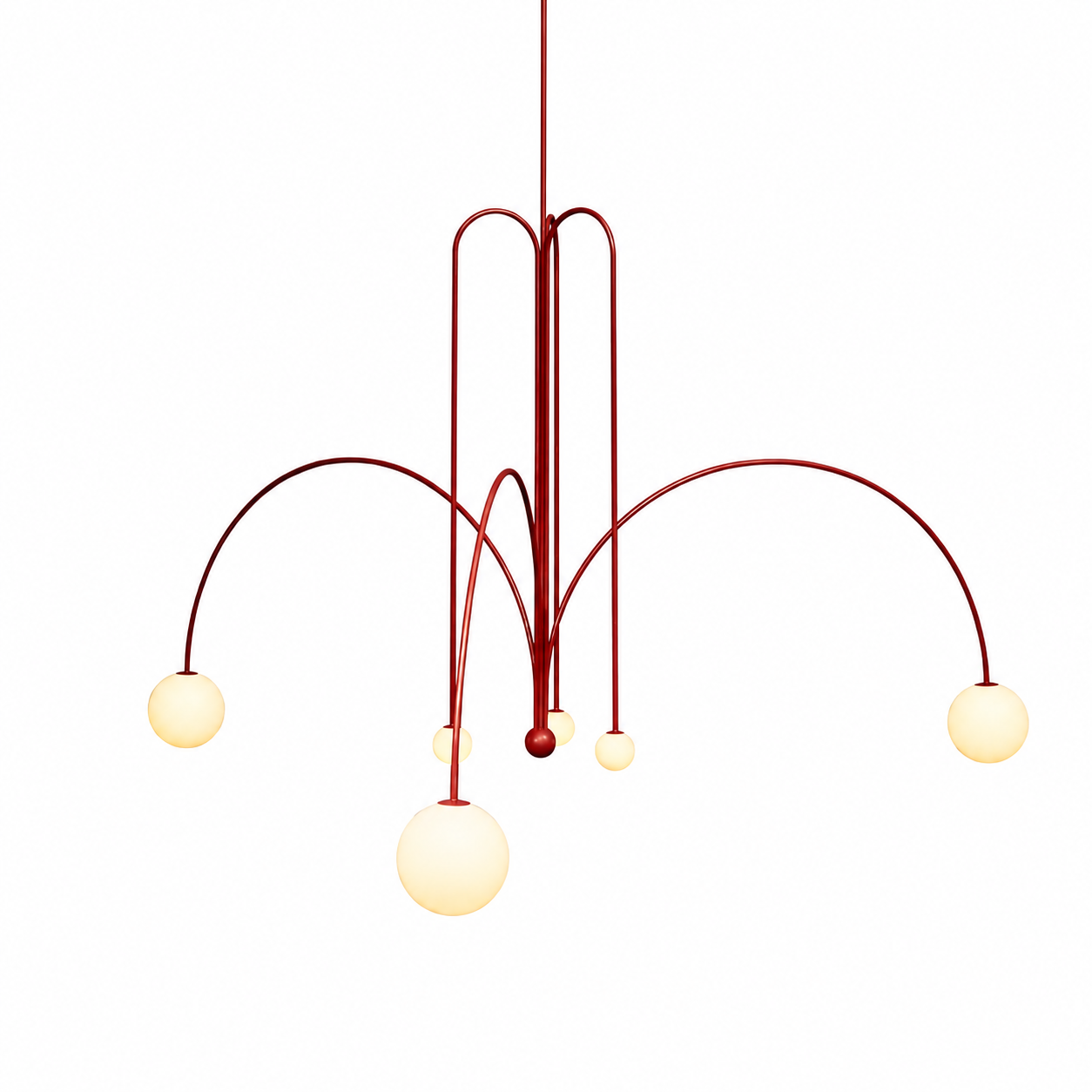 Lumen Orb Multi-Arm Chandelier