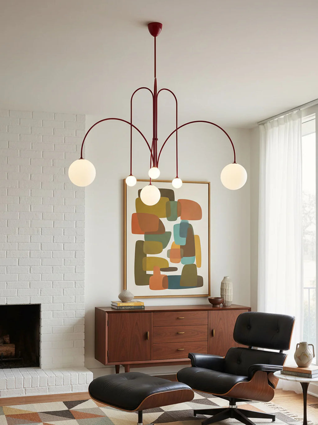 Lumen Orb Multi-Arm Chandelier