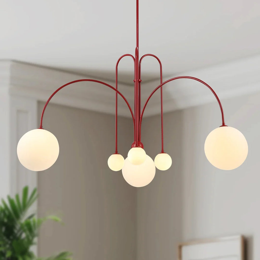 Lumen Orb Multi-Arm Chandelier