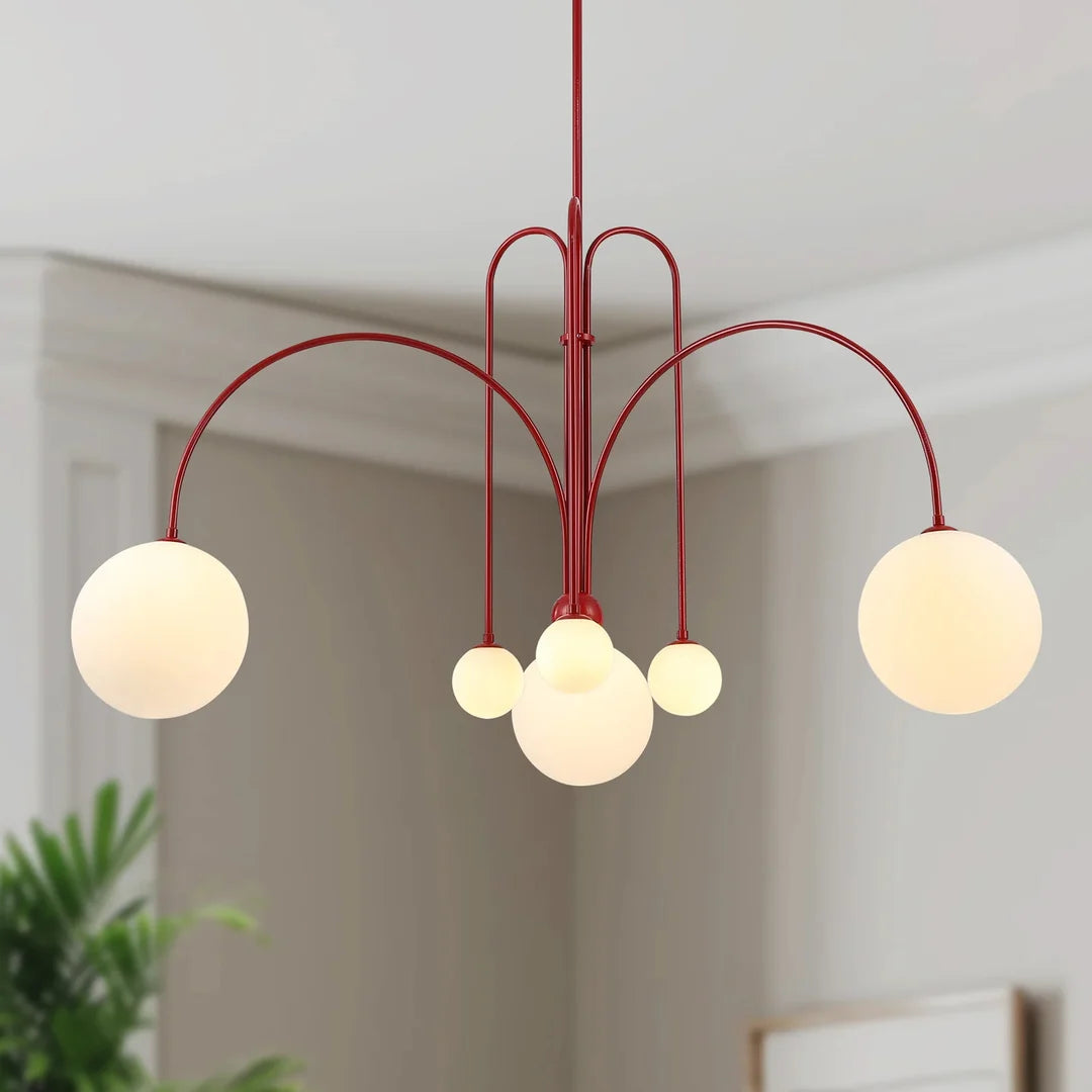 Lumen Orb Multi-Arm Chandelier