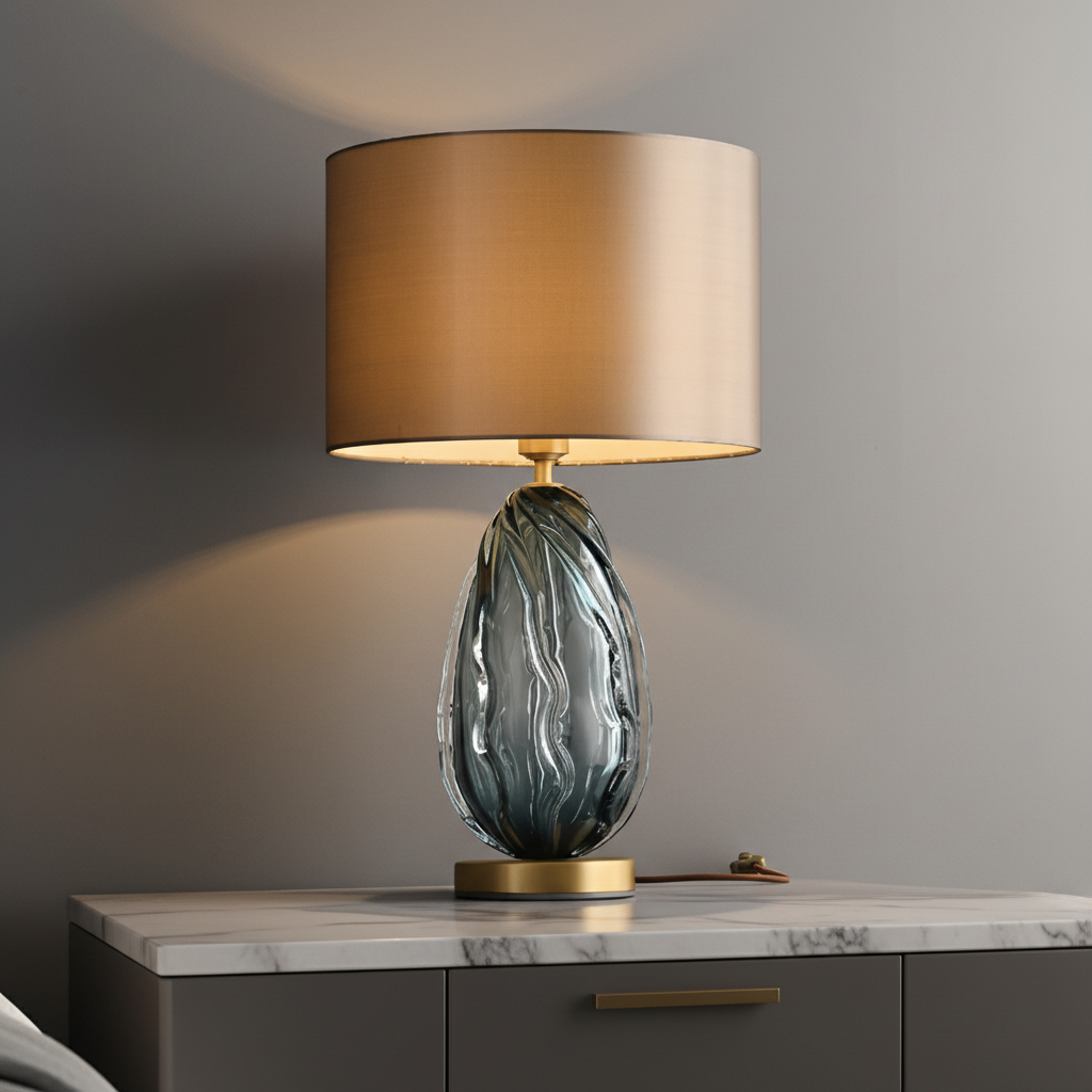 Orla Glass Table Lamp Glowryte
