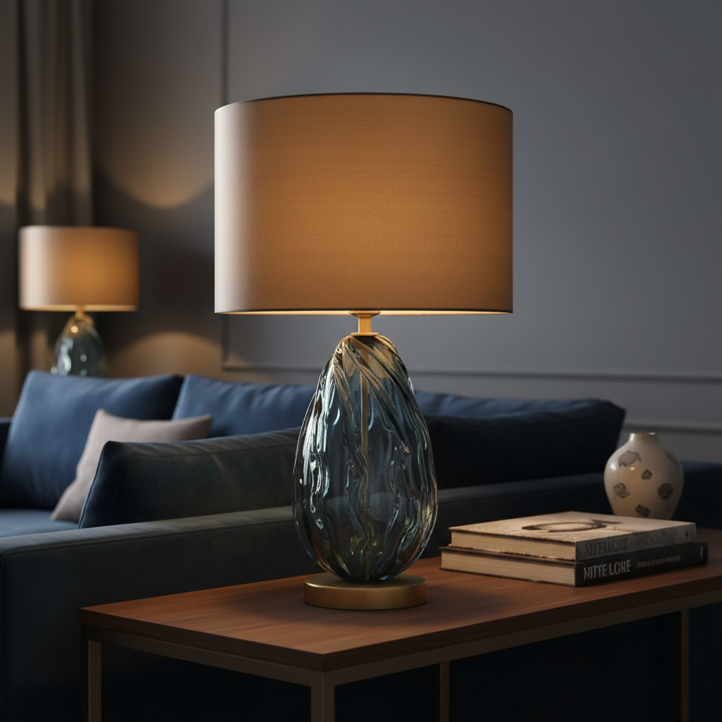 Orla Glass Table Lamp Glowryte