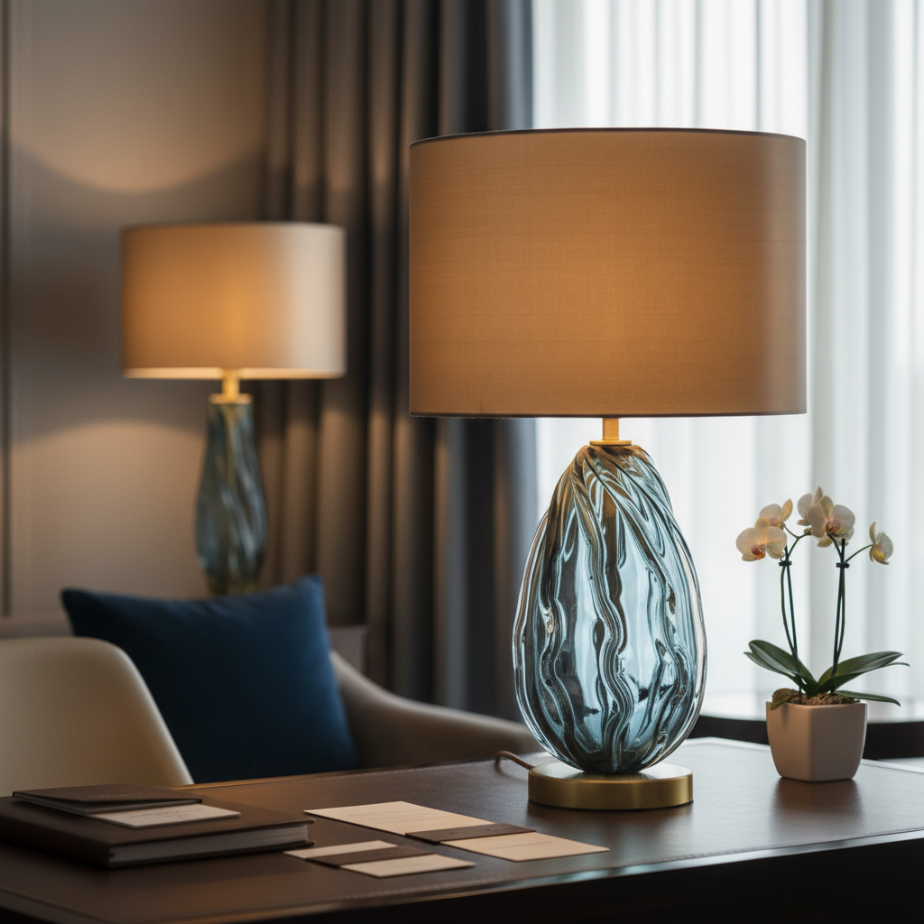 Orla Glass Table Lamp Glowryte
