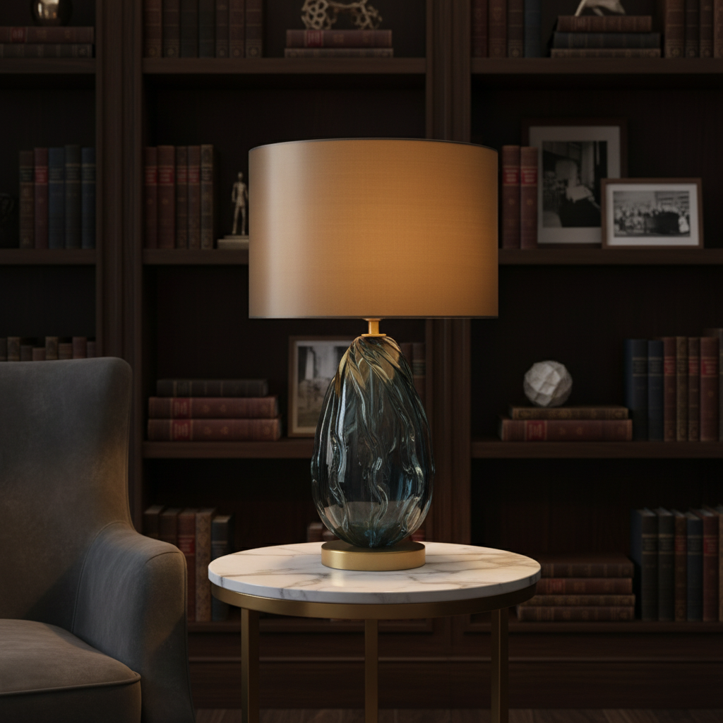 Orla Glass Table Lamp Glowryte