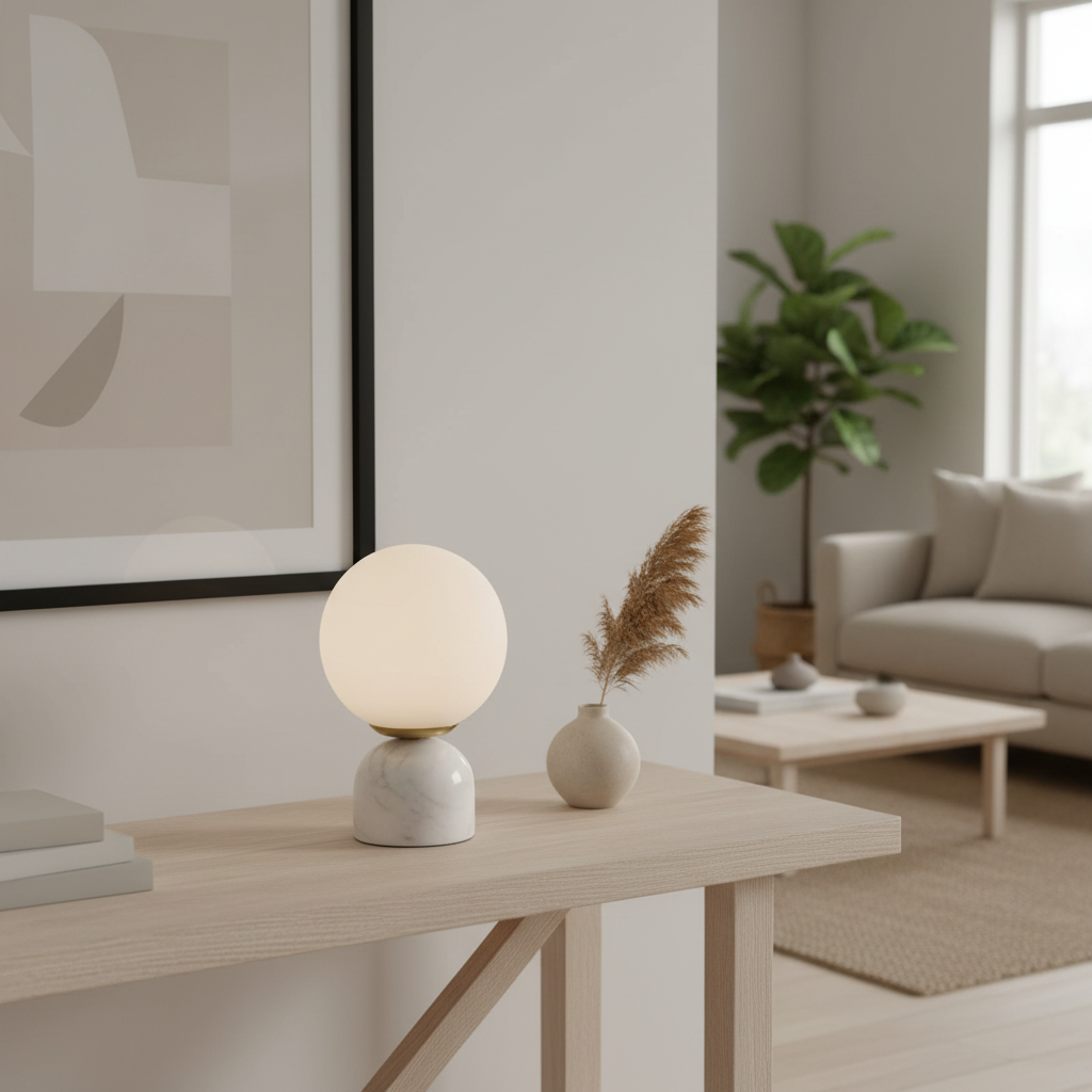 Orla Globe Table Lamp Glowryte