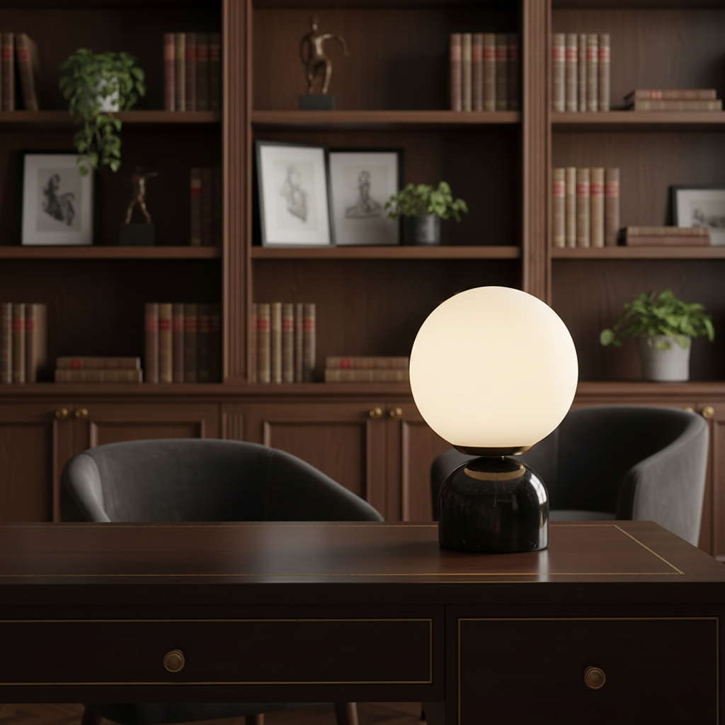 Orla Globe Table Lamp Glowryte