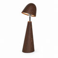 Memphis Touch Table Lamp Walnut Glowryte