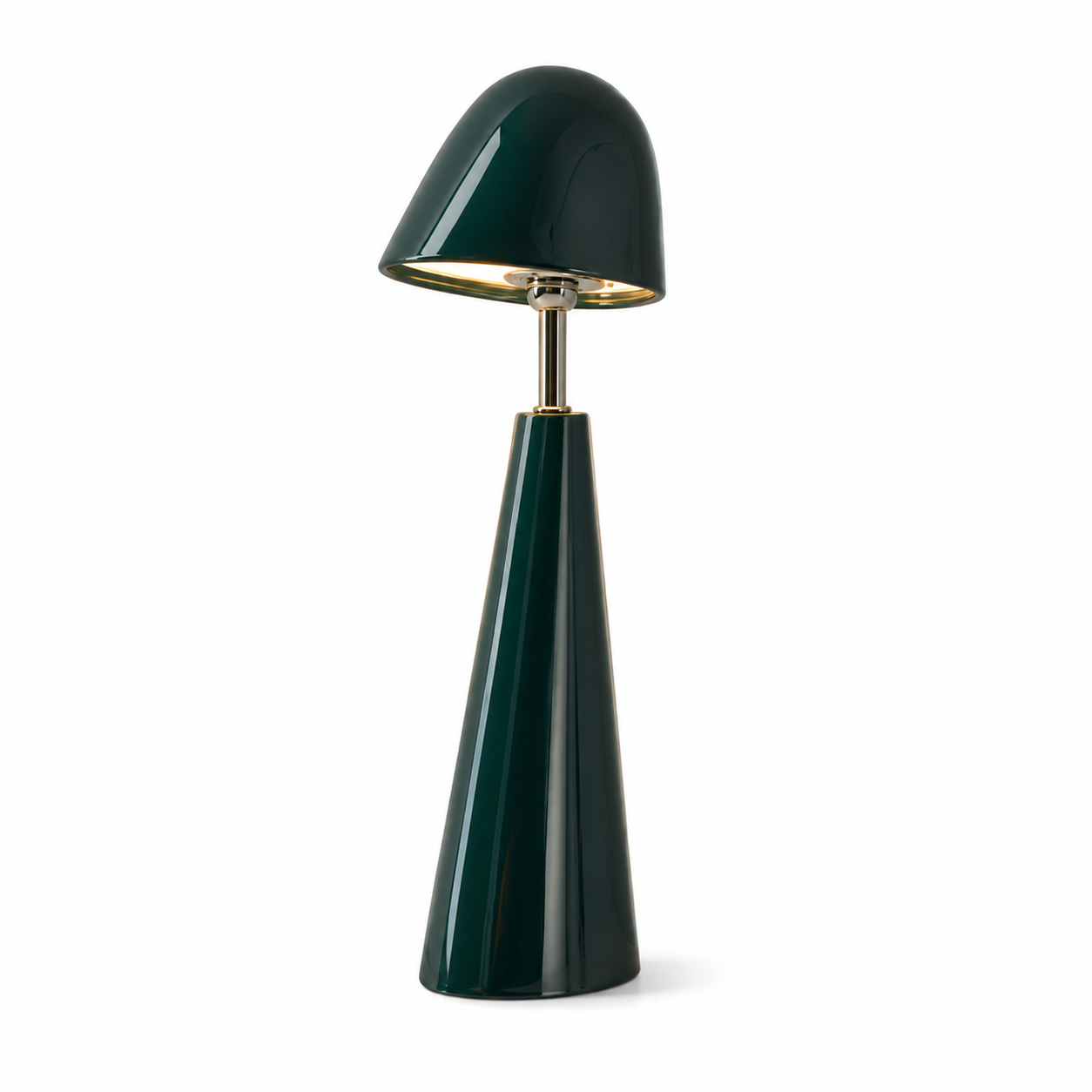 Memphis Touch Table Lamp Forest Green Glowryte