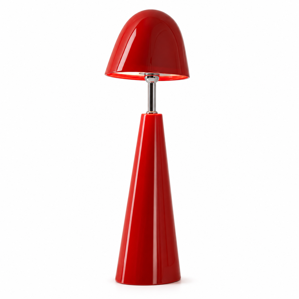 Memphis Touch Table Lamp Red Glowryte