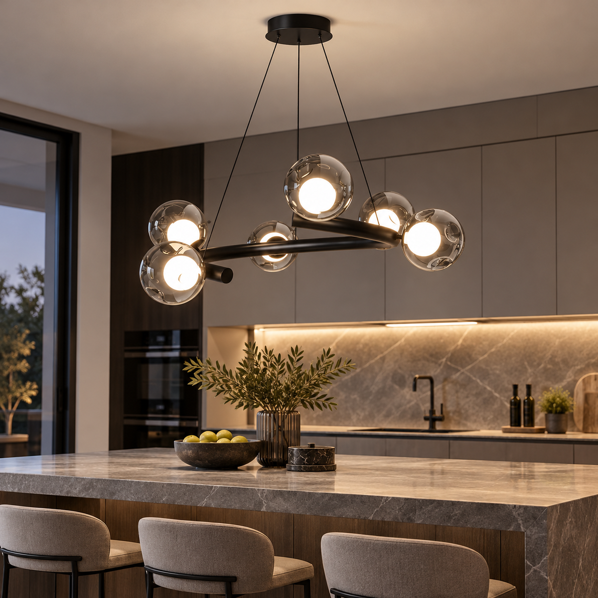Dining Table Sculptural Ambient Centerpiece