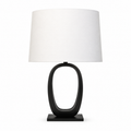 Lucien Sculptural Cast Bronze Table Lamp Glowryte