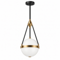 Lune Geometric Glass Globe Pendant Light Glowryte