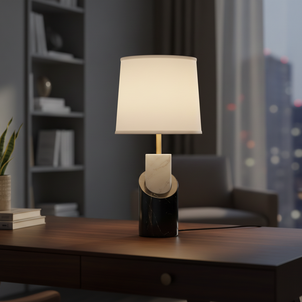 Orla Marble Table Lamp Glowryte