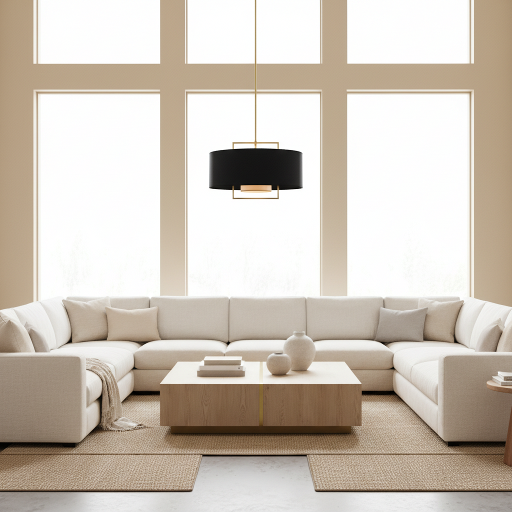 Arden Drum Pendant Glowryte