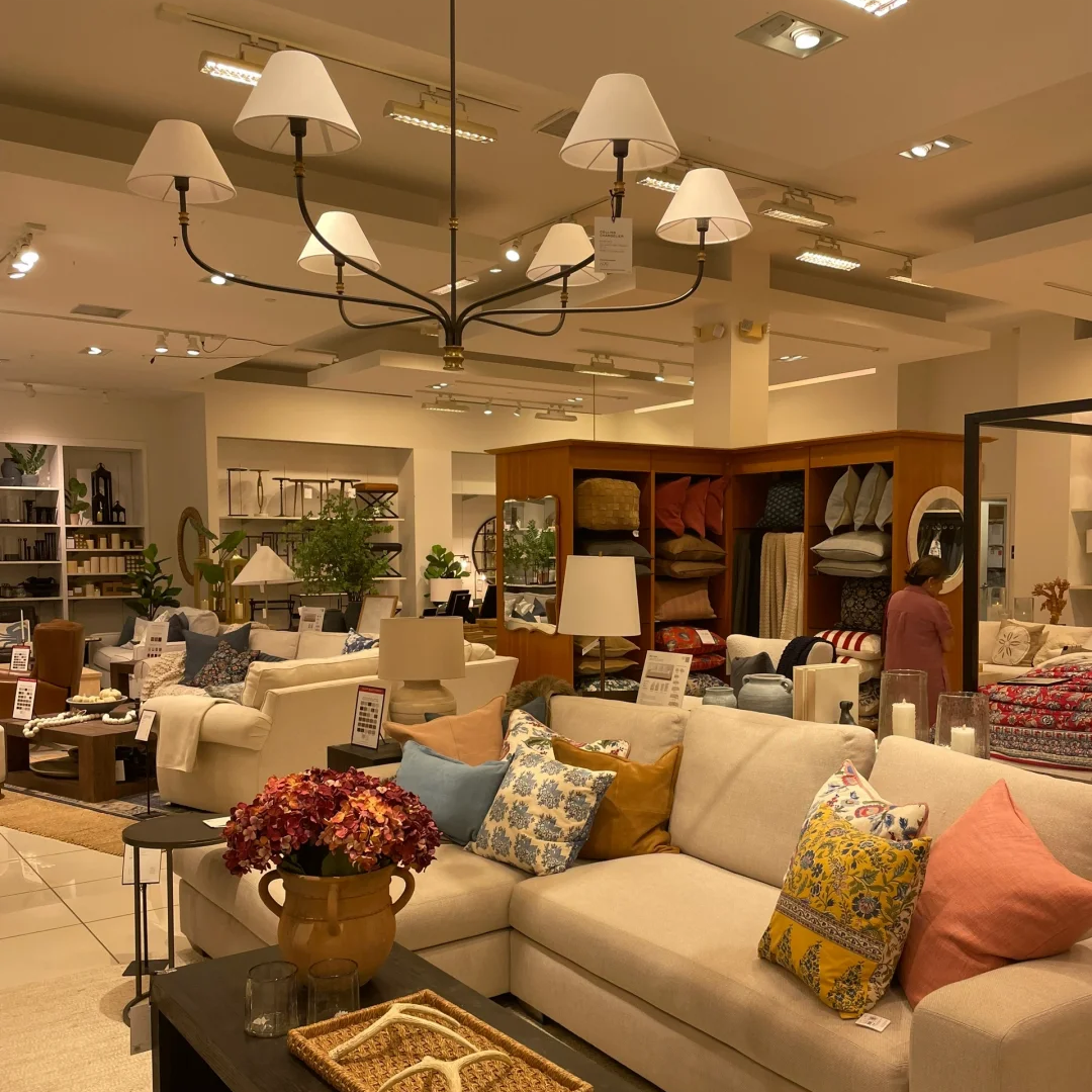 Modern Minimalist Fabric Shade Chandelier Glowryte