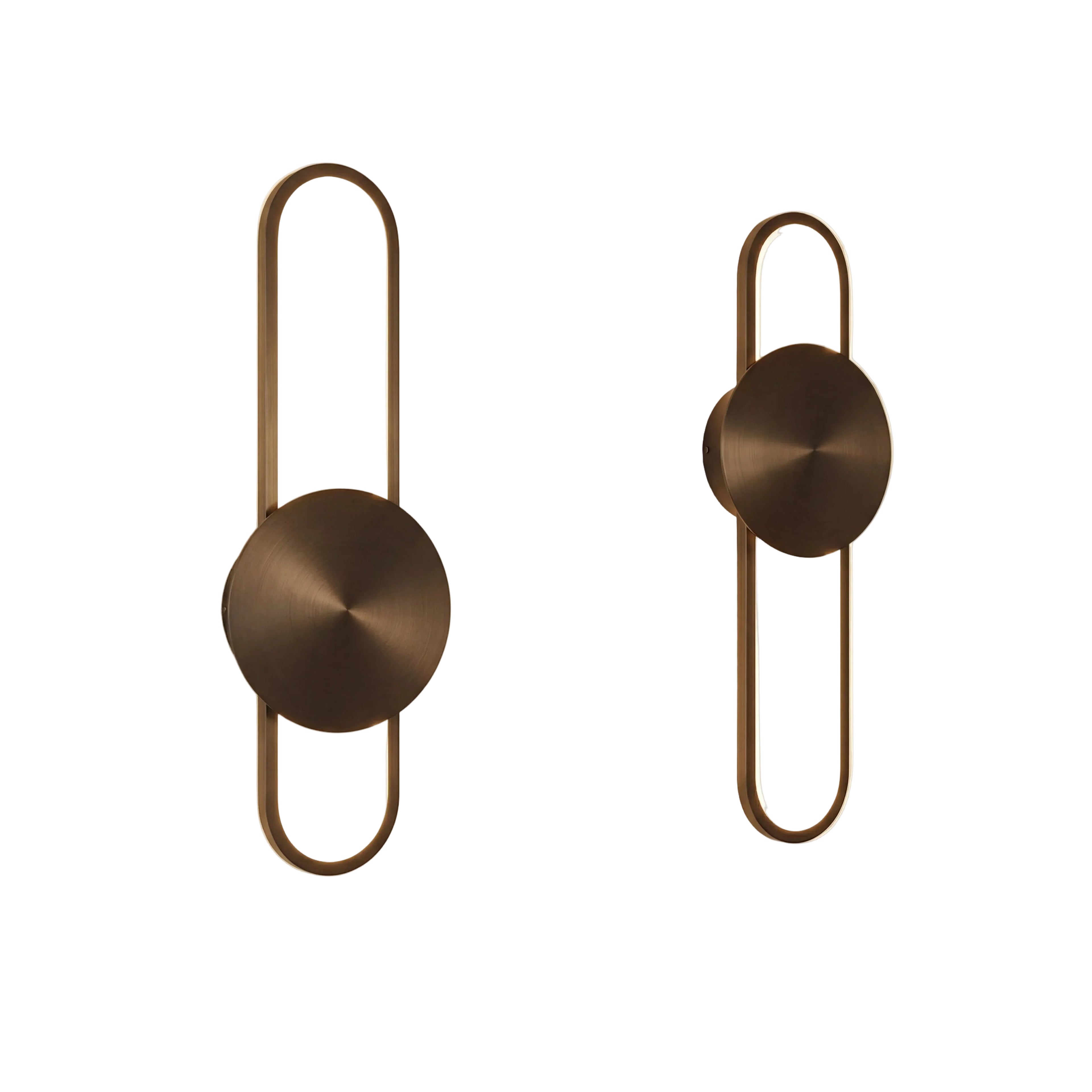 Elden Wall Sconce Black L 5.9" × W 1.9" × H17" (L 15 × W 5 × H 43 cm) Glowryte