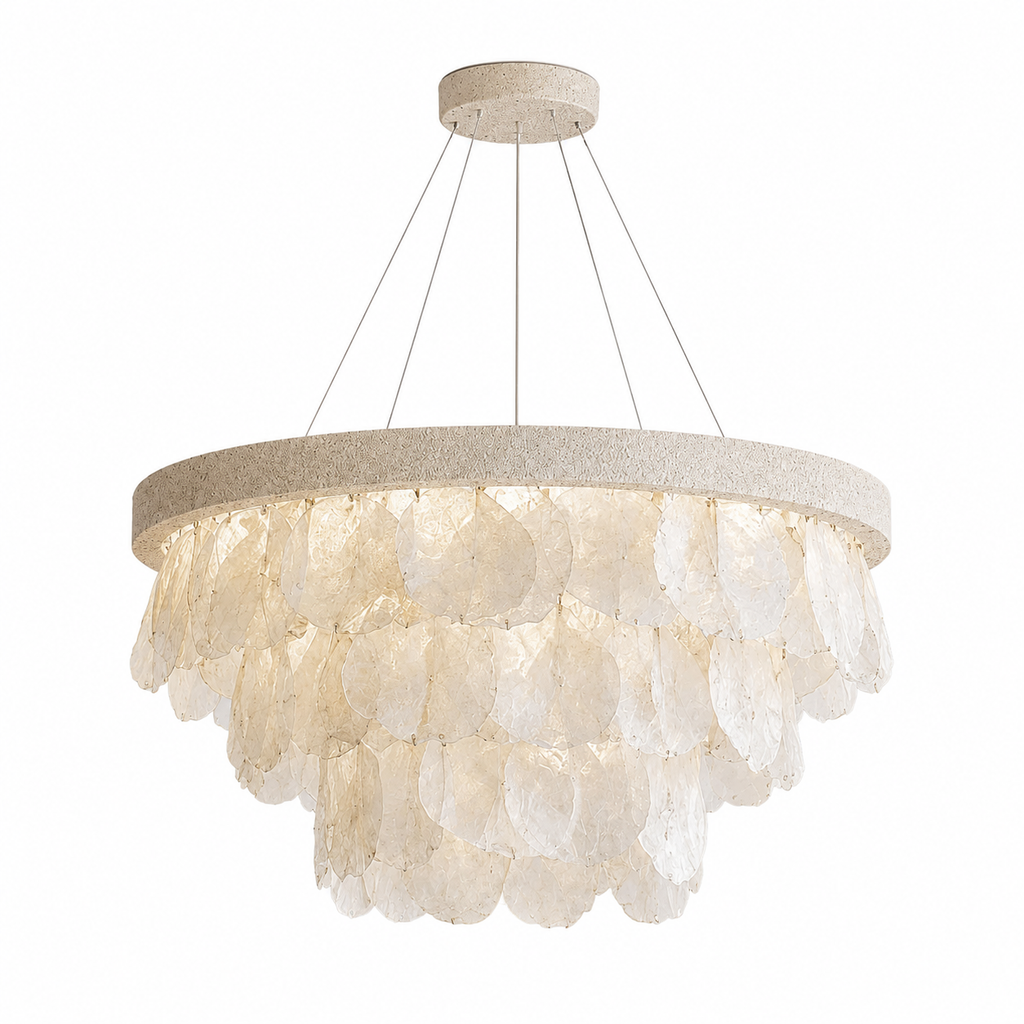 Neva Shell Layered Chandelier
