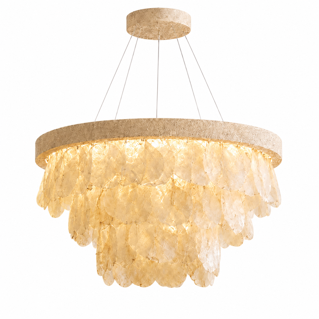 Neva Shell Layered Chandelier