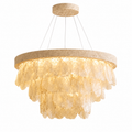 Neva Shell Layered Chandelier
