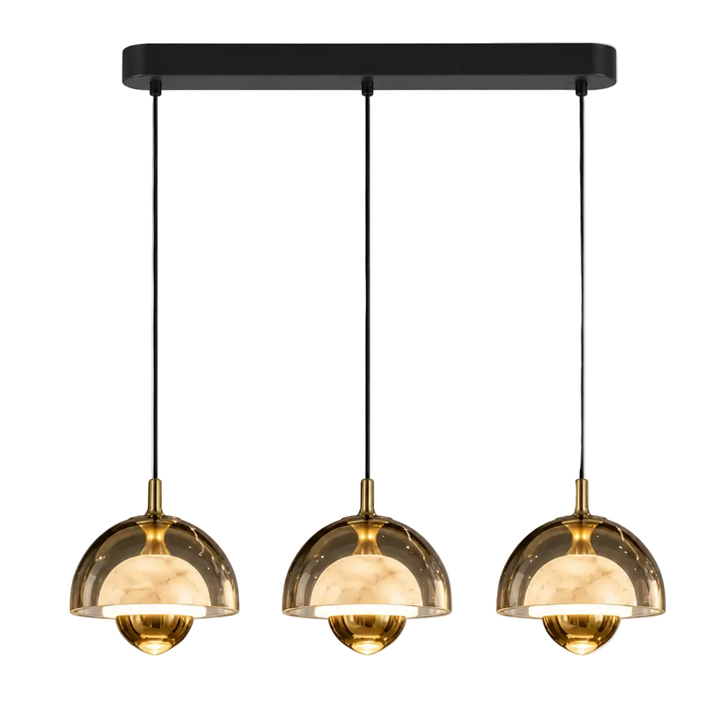 Nimbus Alabaster Pendant 3 Lights Glowryte